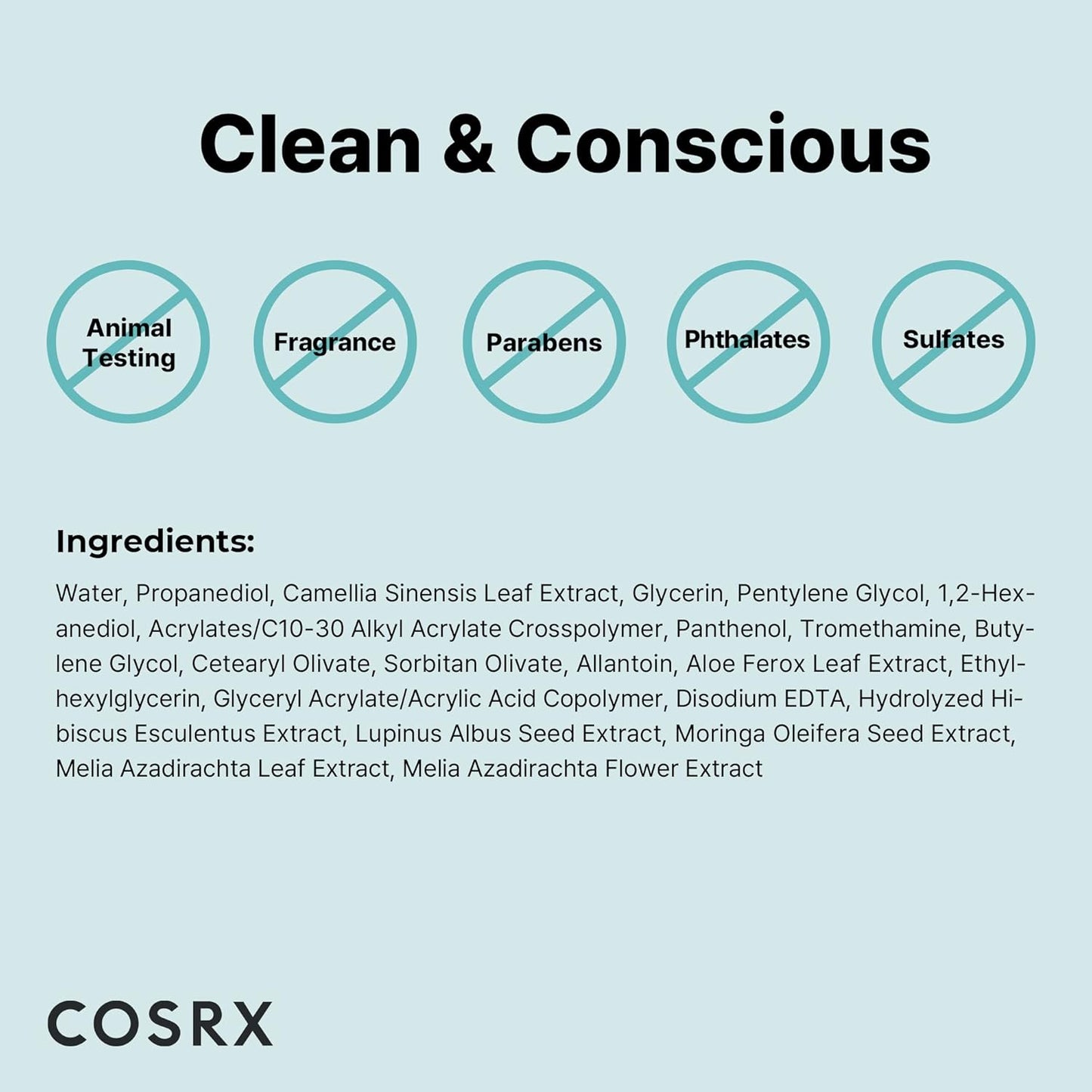 COSRX Hydrium Green Tea Aqua Soothing Gel Cream, 1.69 fl.oz / 50ml | Lightweight Daily Cream | Camelia, Aloe Gel | Korean Skin Care, No Animal Testing, Paraben Free